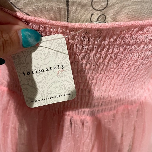 Free People Can't Stop Won't Stop Slip Free Intimately Sheer Maxi Dress SZ XS - Picture 12 of 13